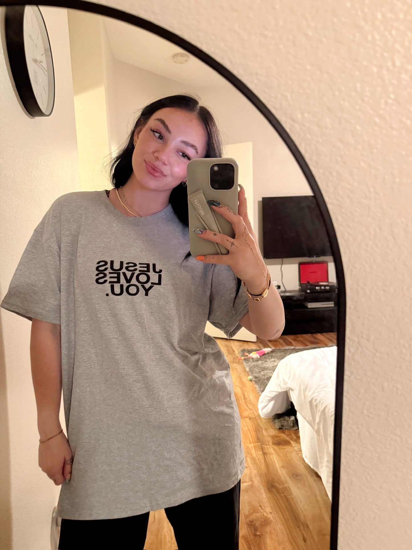 Jesus Loves You Tee | GREY