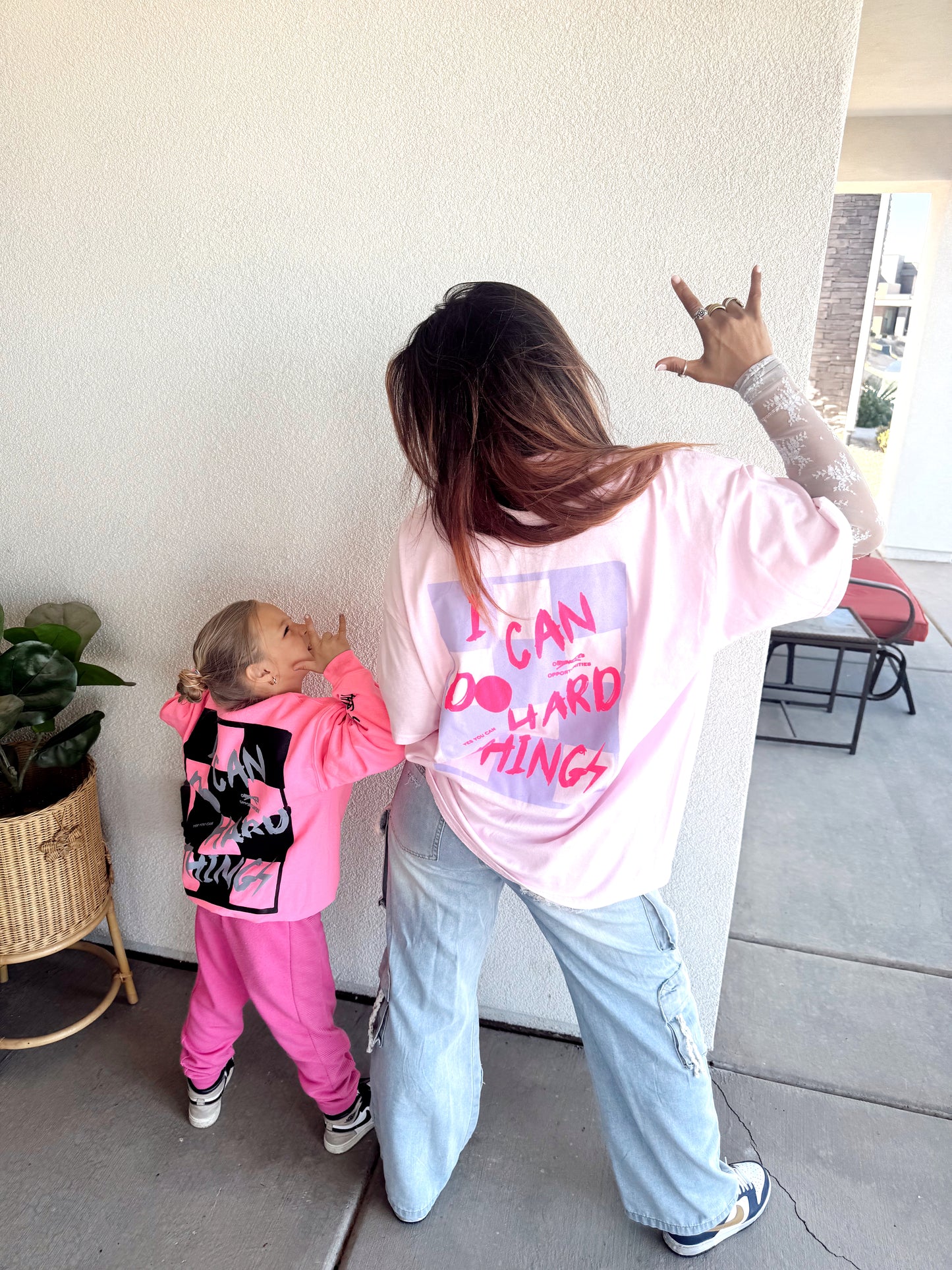 PREORDER Pink "I Can Do Hard Things" Tee
