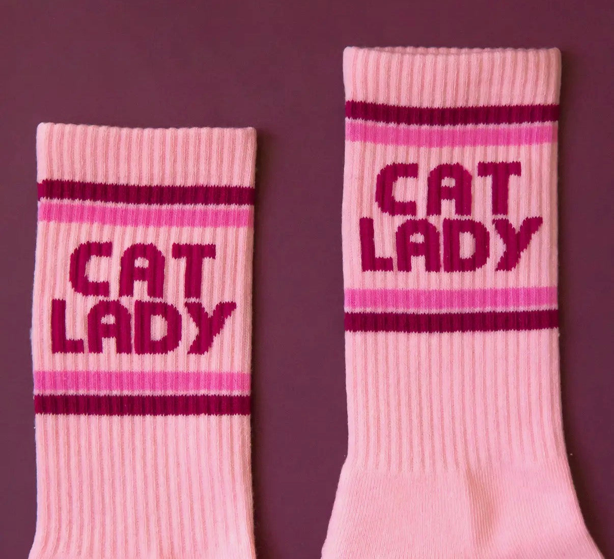 Cat Lady Ribbed Socks