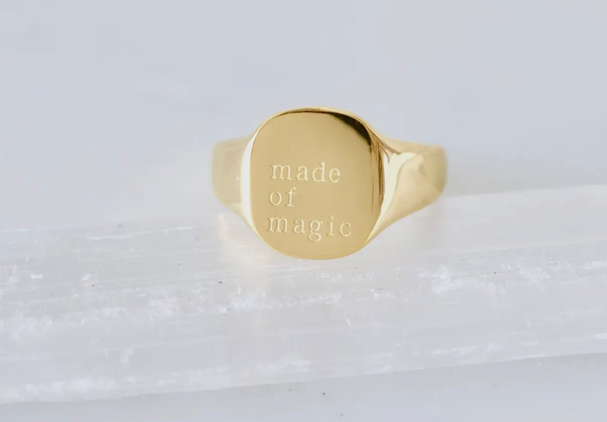 Made of Magic Stamped Ring