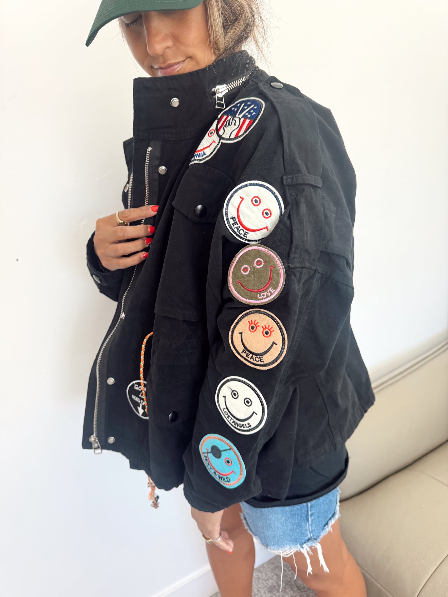 Smile Patchwork Jacket