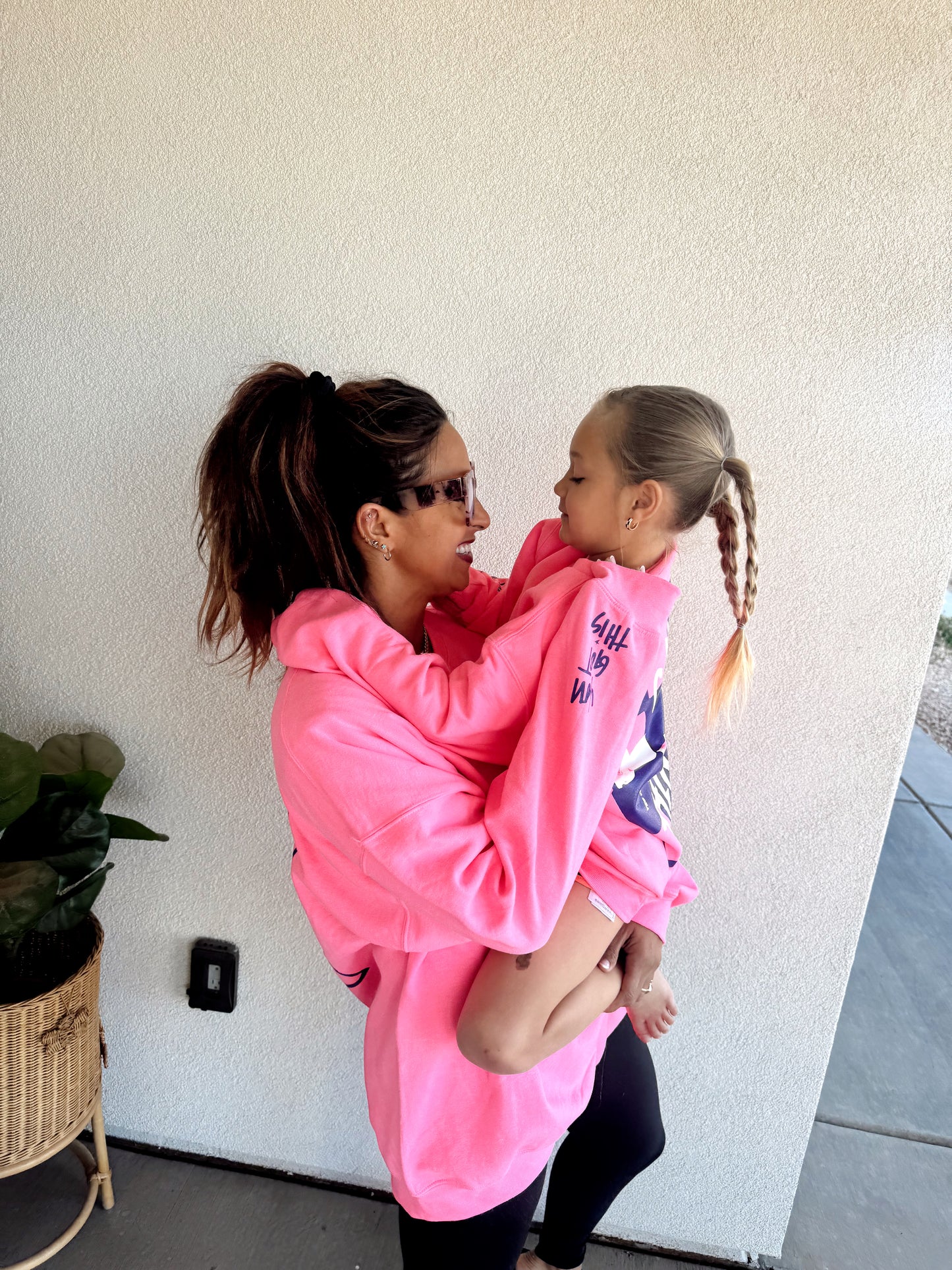 Pink and Purple "I Can Do Hard Things" Crewneck