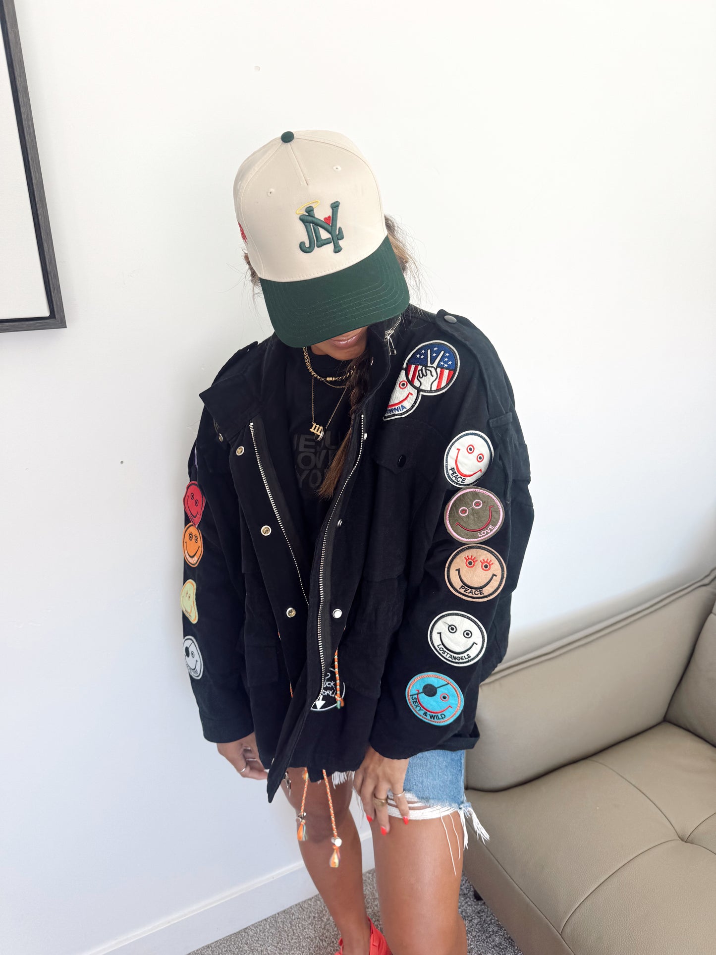 Smile Patchwork Jacket