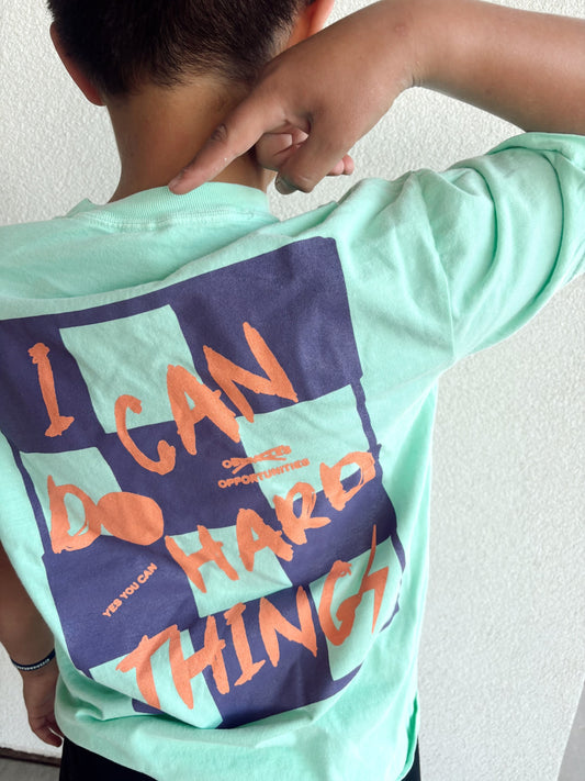 PREORDER Mint "I Can Do Hard Things" Tee