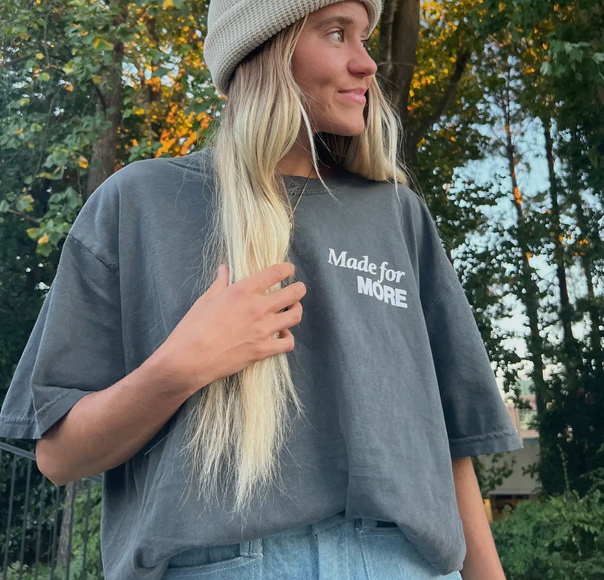 "Made For More" Premium Comfort Color Tee | Pepper