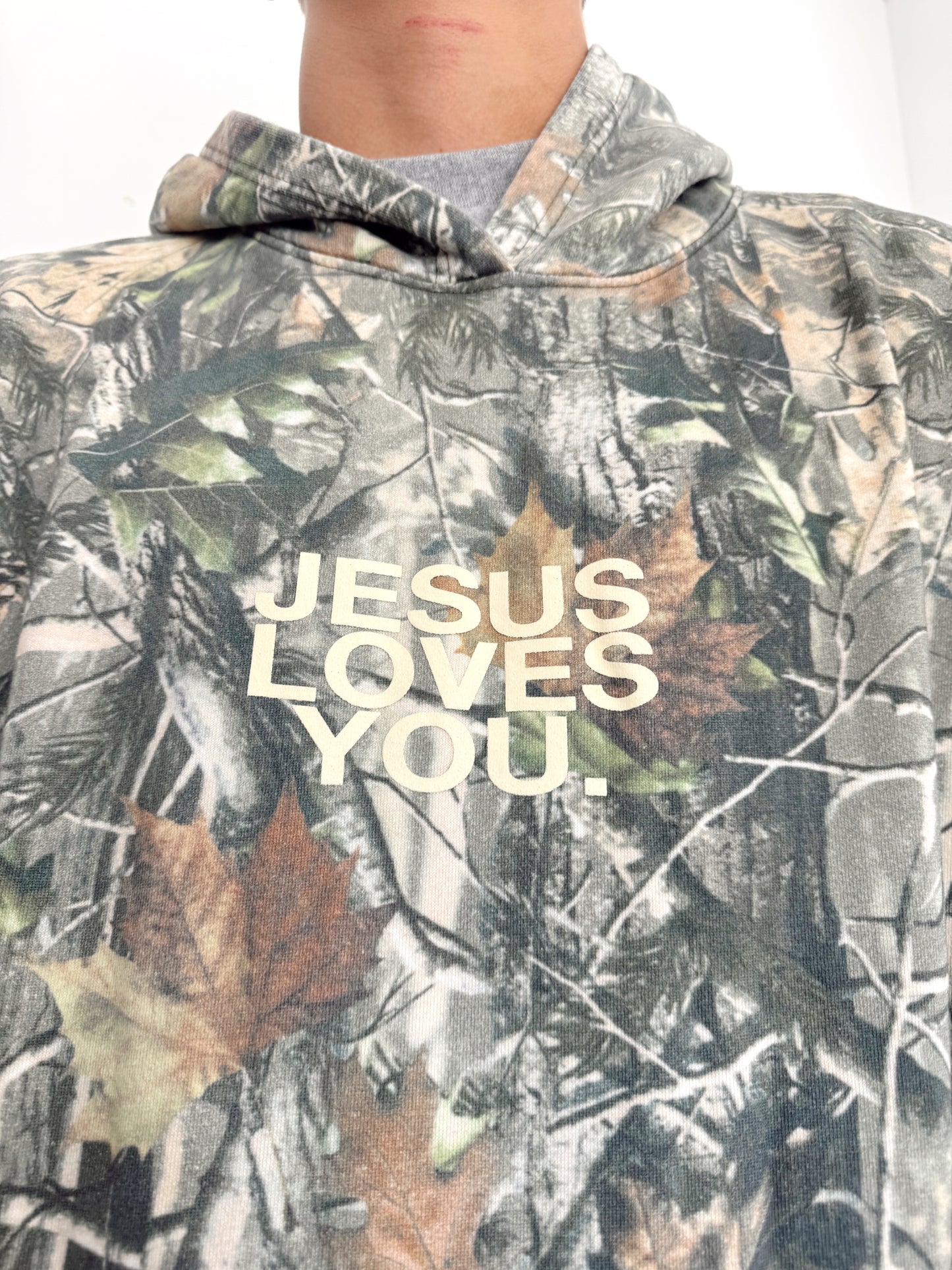 Jesus Loves You HOODIE // Camo