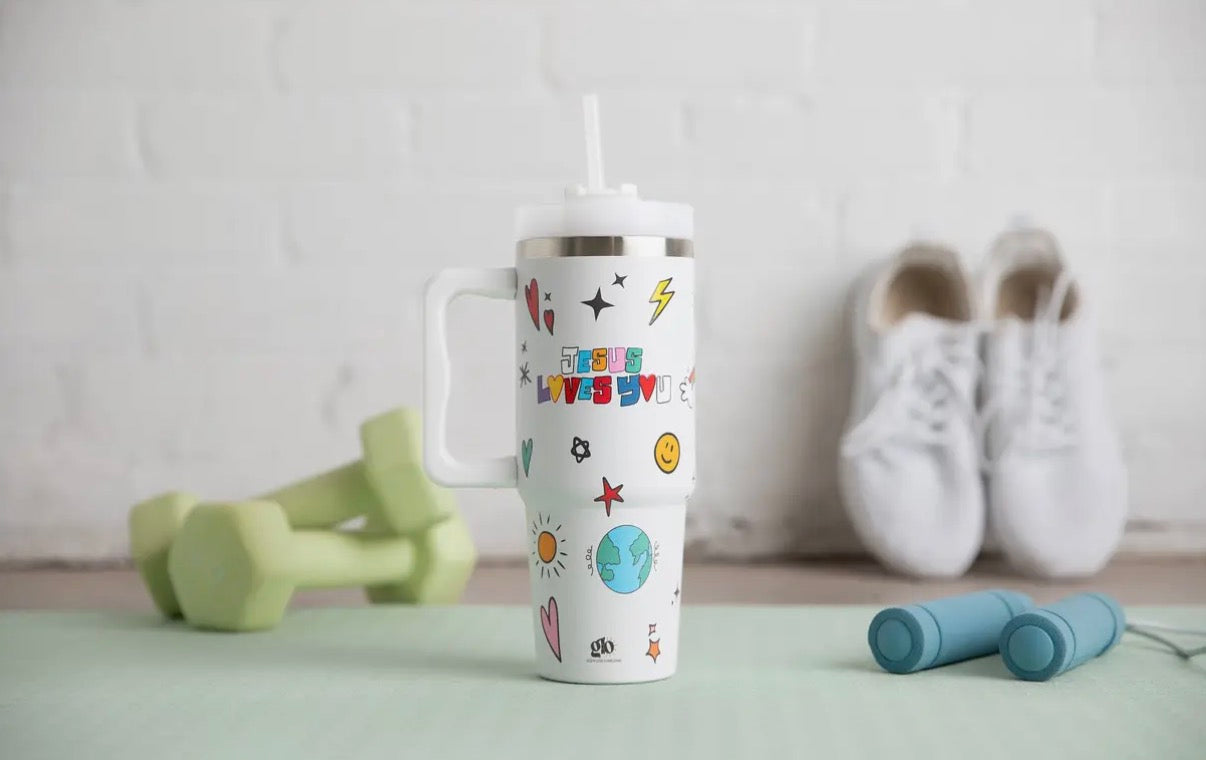 Jesus Loves You Stainless Steel 30oz Tumbler