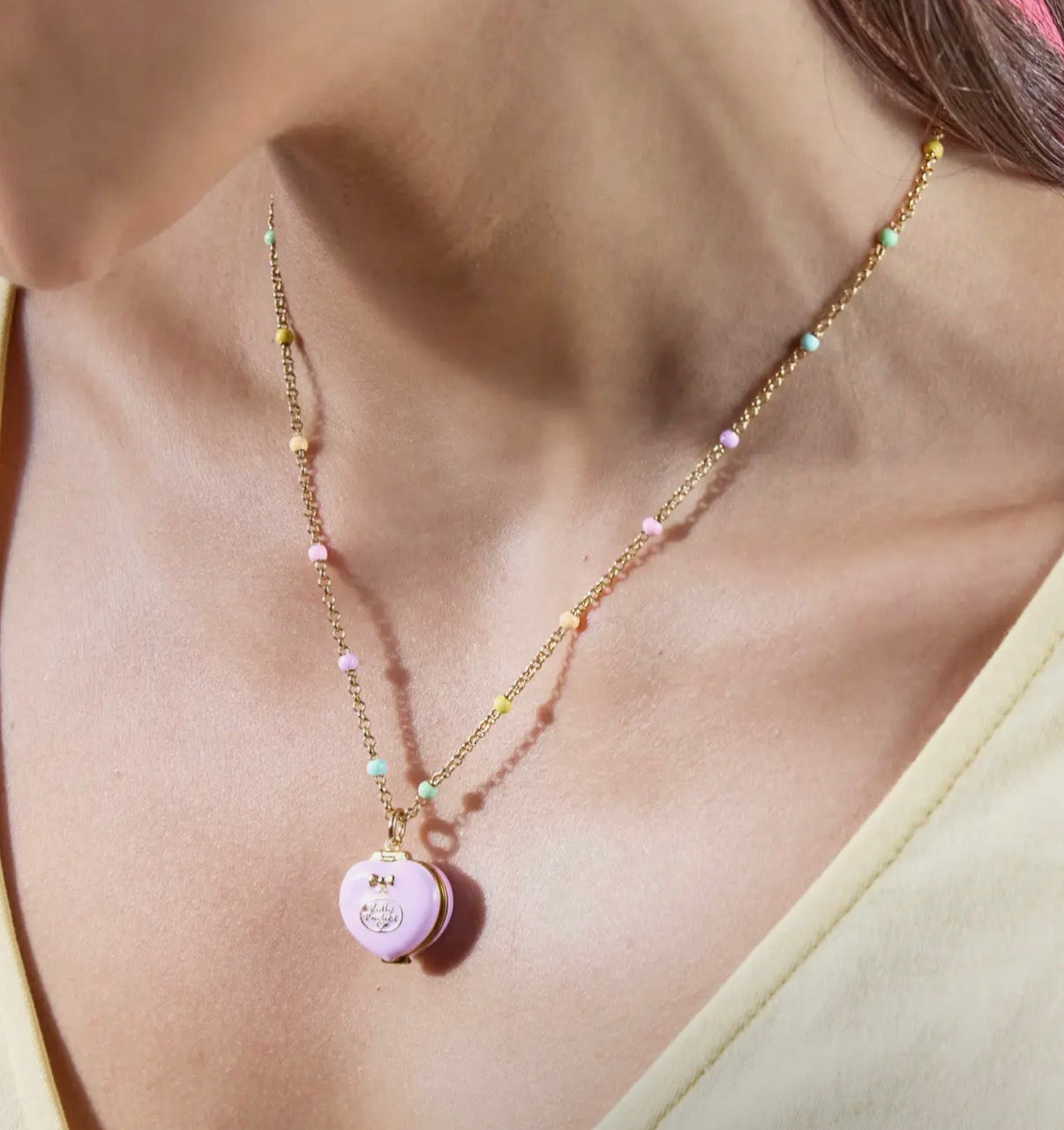 Polly Pocket House Locket Necklace