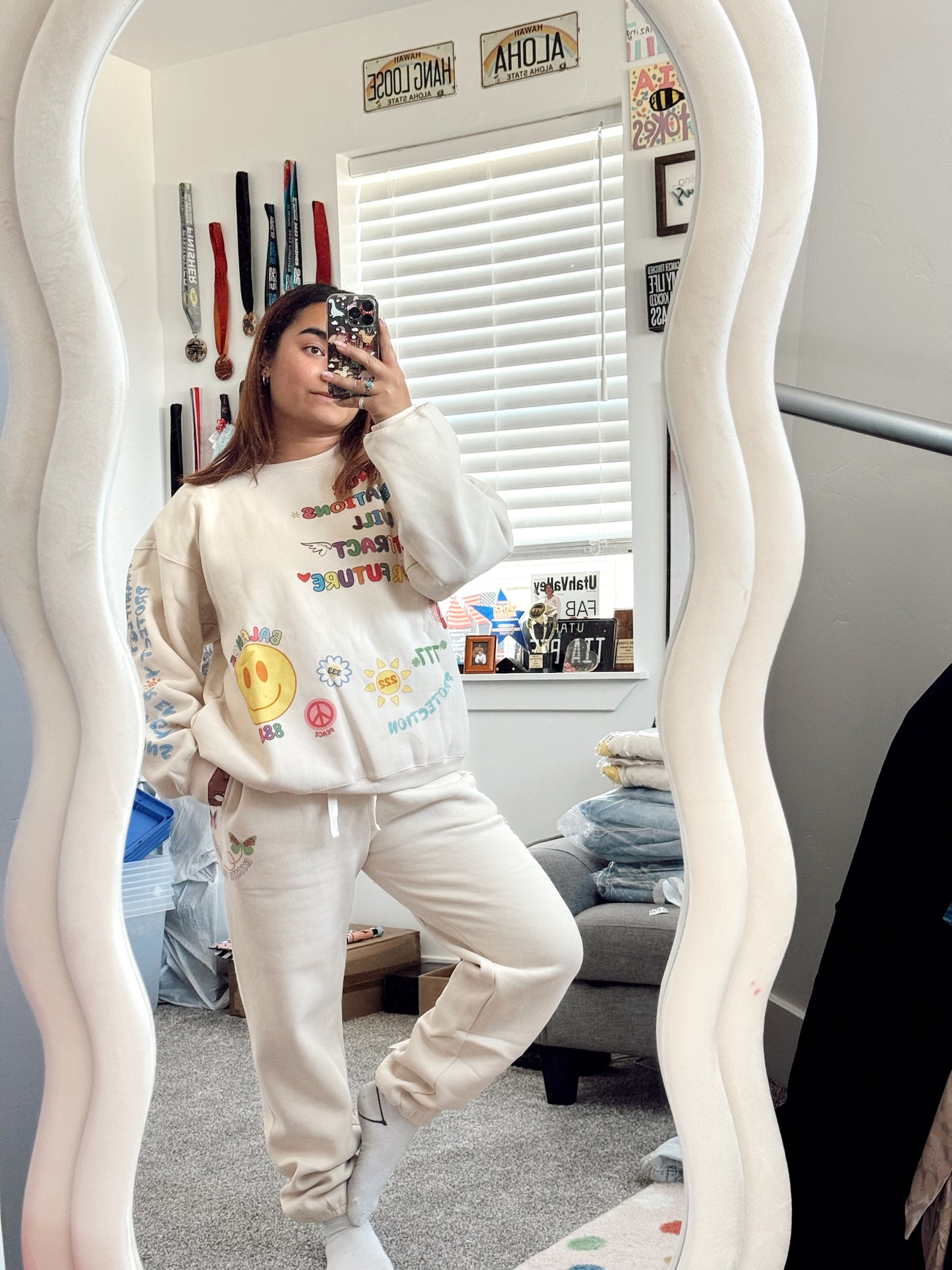 Printed Graphic Crewneck