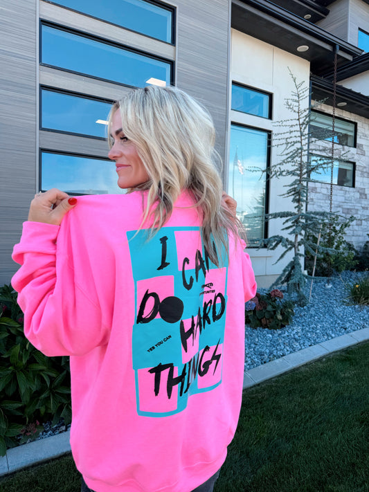 Pink and Blue I Can Do Hard Things- LIMITED AVAILABILITY
