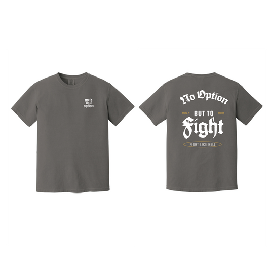 PREORDER GREY Fight Like Hell T-Shirt