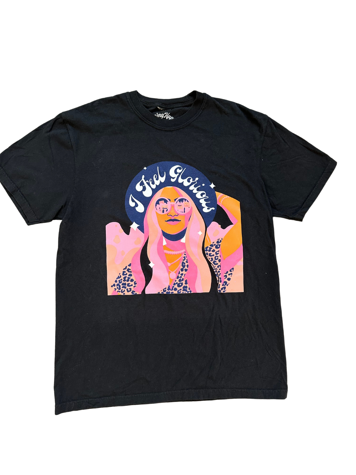 The ICONIC Glorious Reminder Black T-shirt// Oversized in