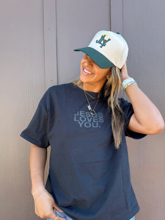 Jesus Loves You Tee | BLACK