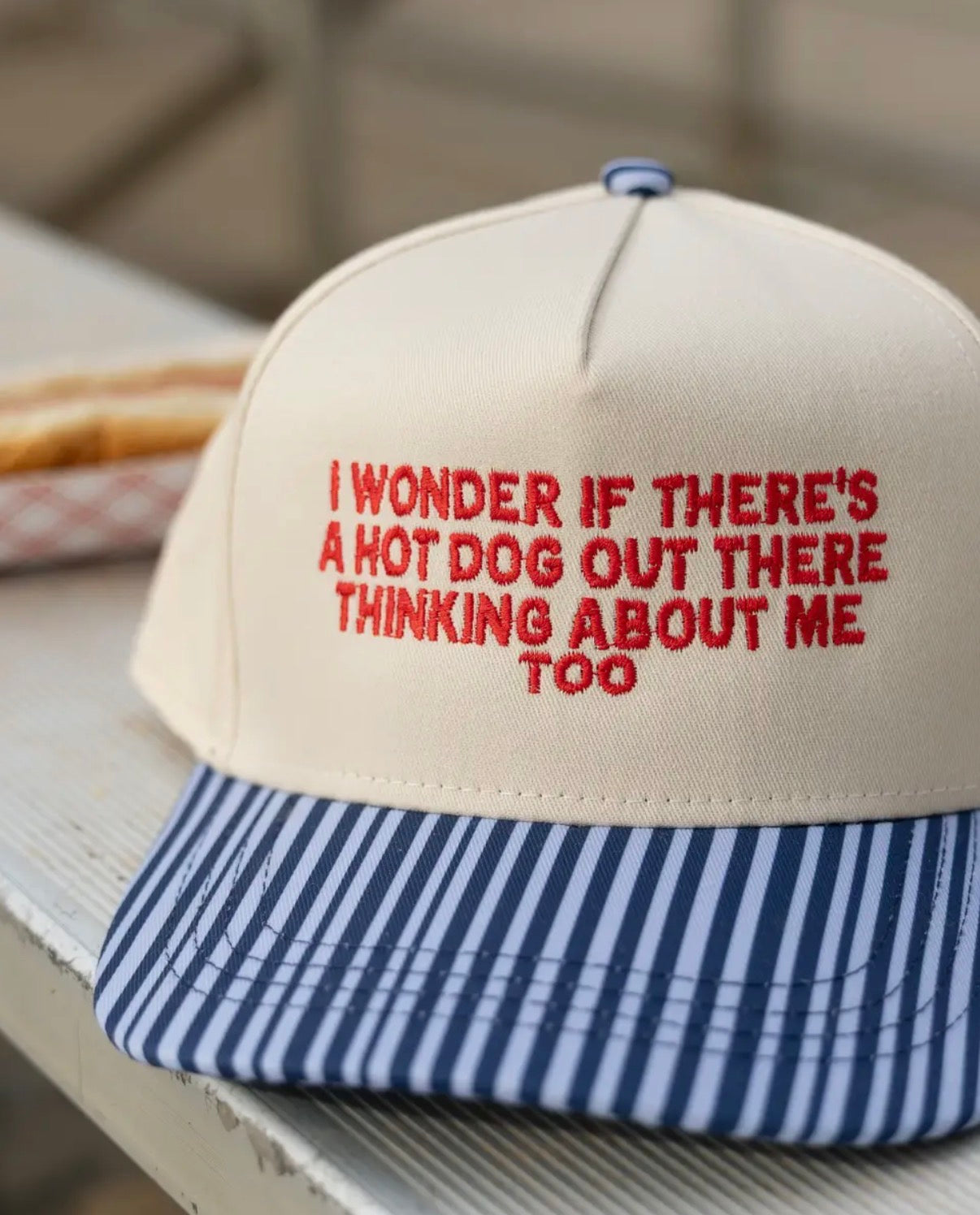 I Wonder If There's A Hot Dog Out There Thinking About Me Hat