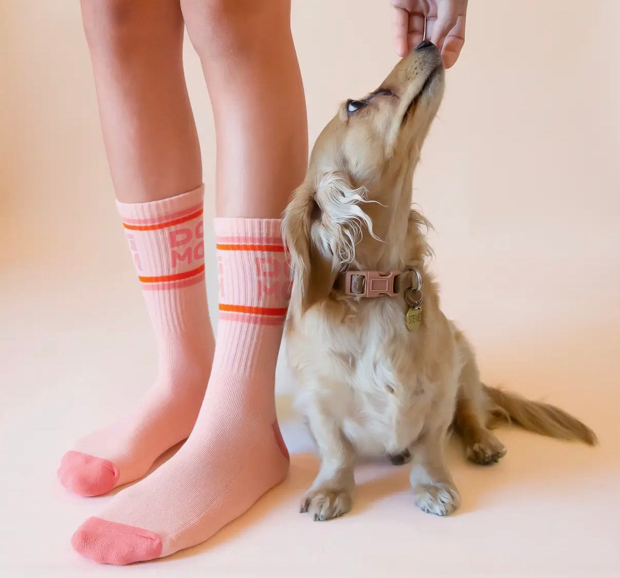 Dog Mom Ribbed Socks
