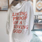 Living Proof Loving God Pullover Hoodie - Cream