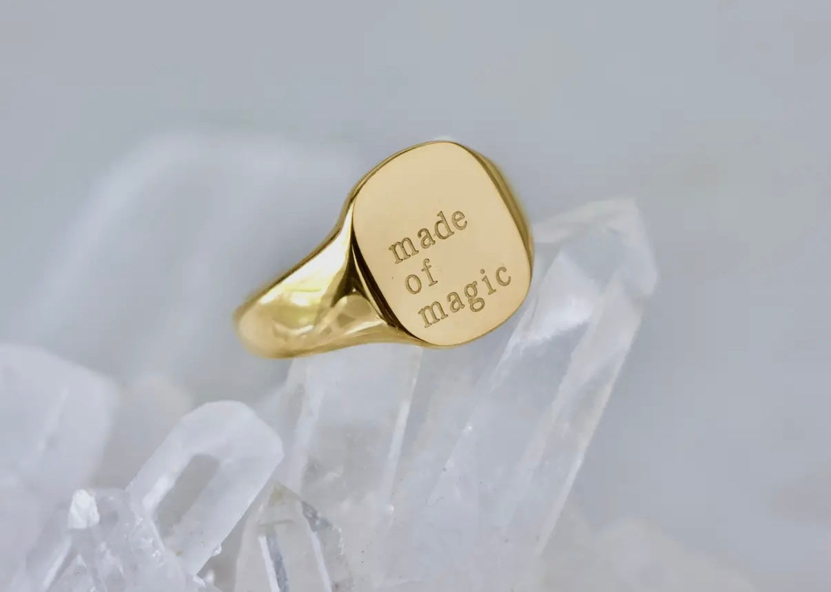 Made of Magic Stamped Ring