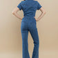 DENIM Western Bellbottom Jumpsuit