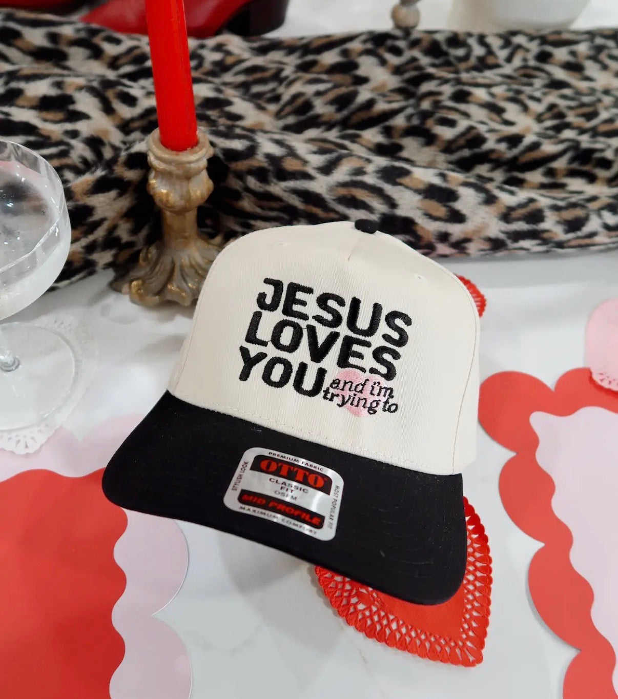 Jesus Loves You and I’m Trying To Hat