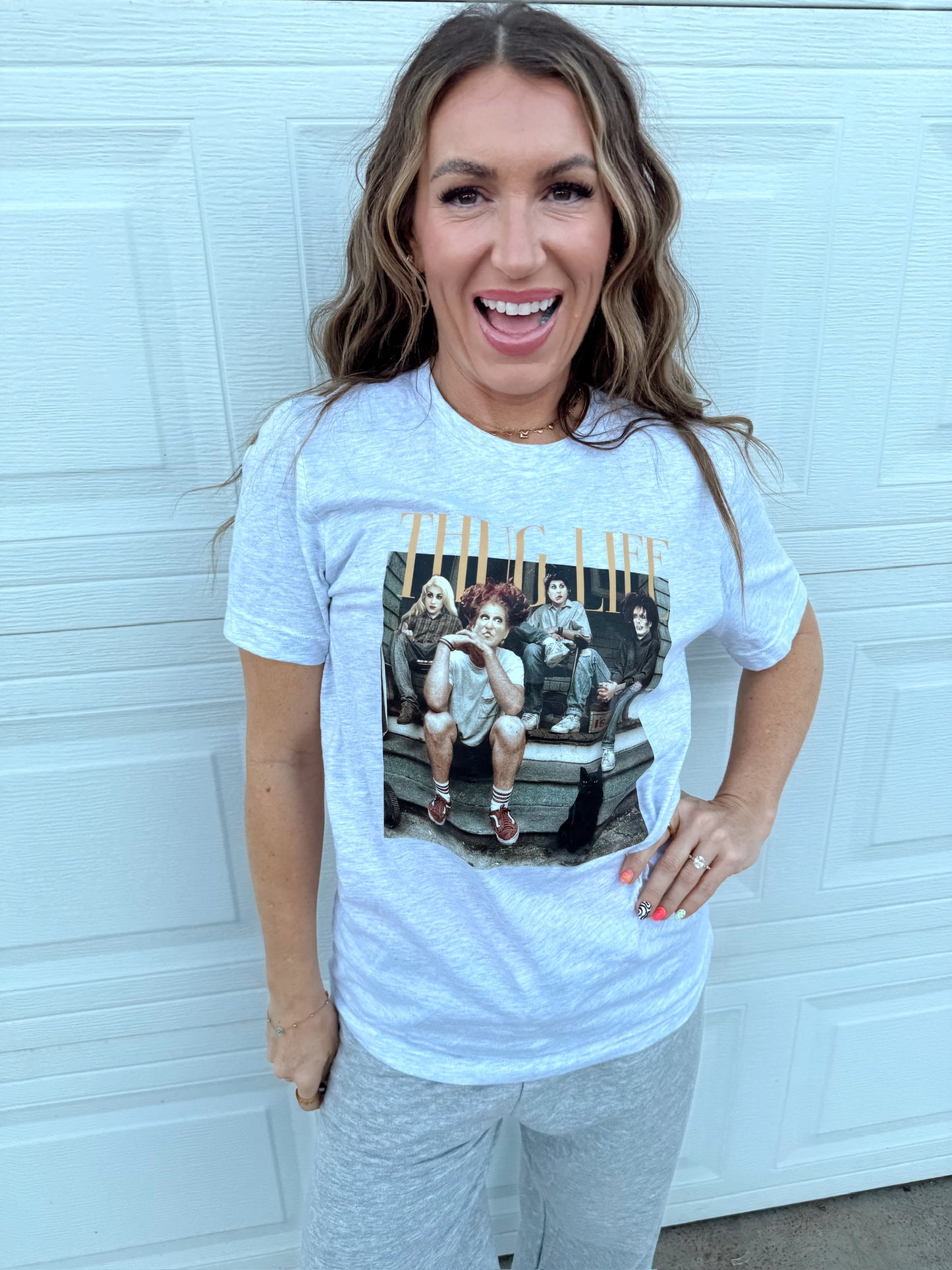 Thug Life Sanderson Sisters Tee - Ash