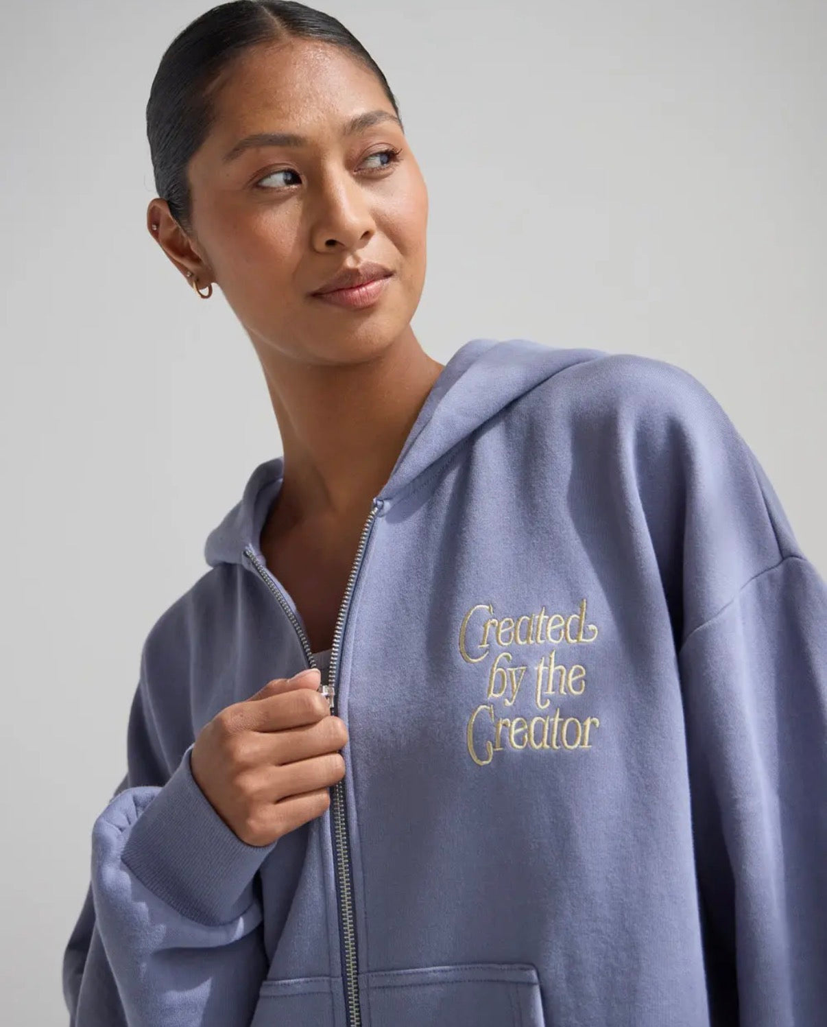 Created By the Creator Plum Full-Zip Hoodie