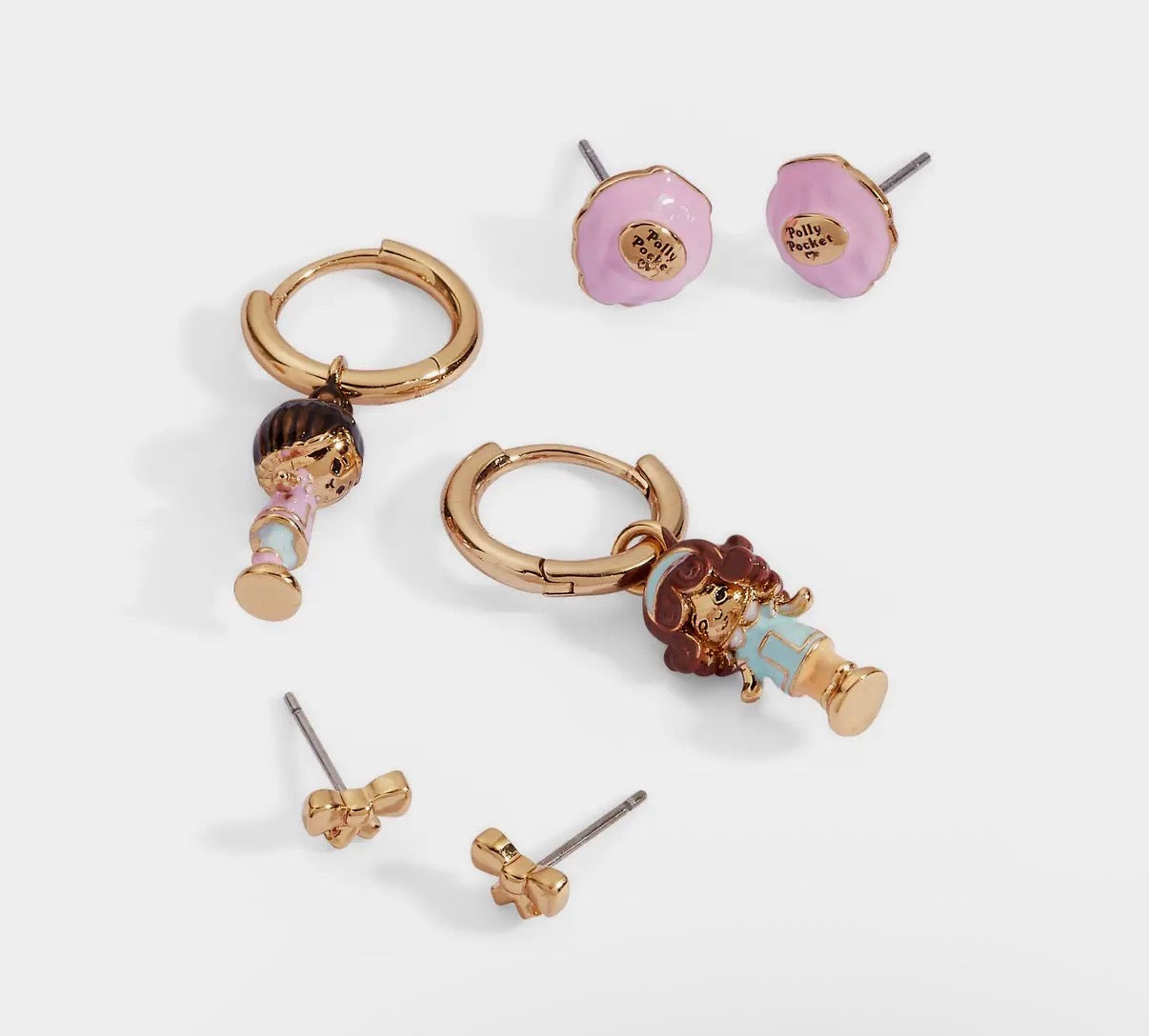Polly Pocket Earring Set of 3