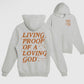 Living Proof Loving God Pullover Hoodie - Cream