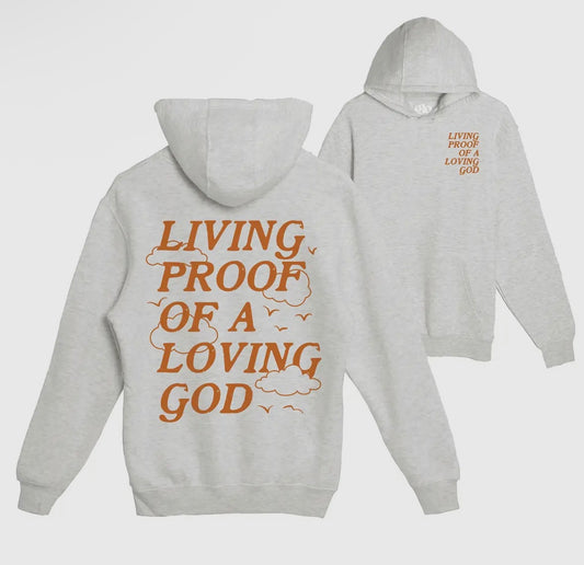 Living Proof Loving God Pullover Hoodie - Cream