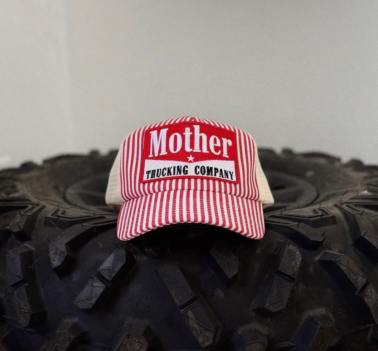 Mother American Classic Retro Striped Mesh Back Trucker Hat