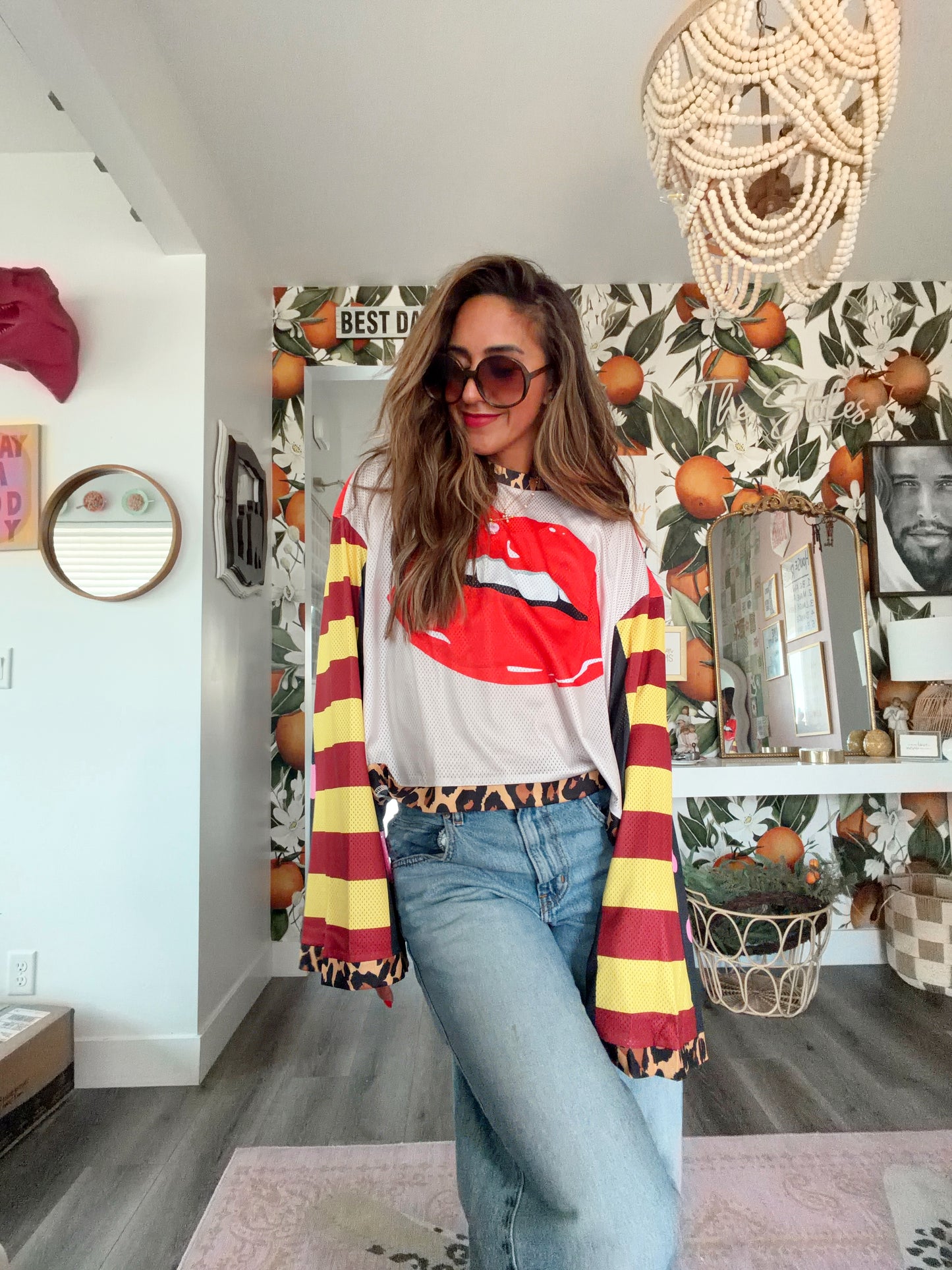 Don’t Quote Me Cropped Mesh Top