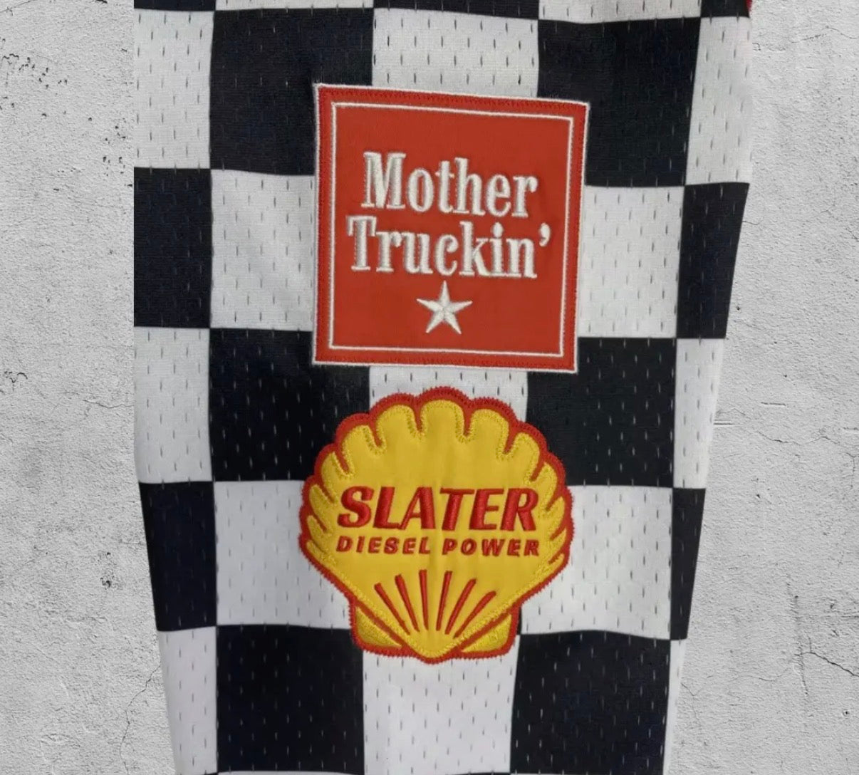 Limited Mother Knows Best Trendy Cherry Red Mesh Jersey