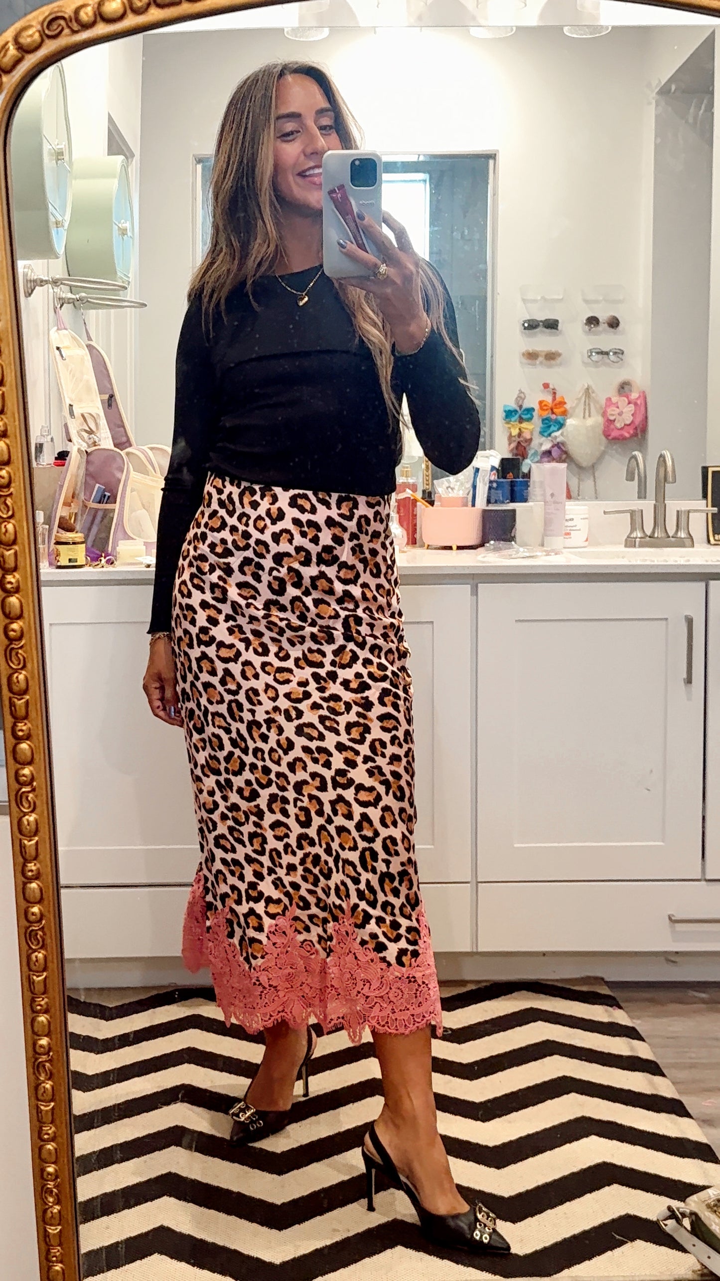 RESTOCK Leopard with Lace Skirt PREORDER