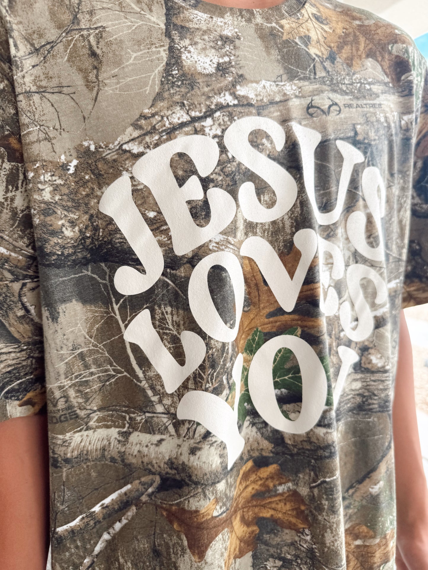 Jesus Loves You Tee | Camo