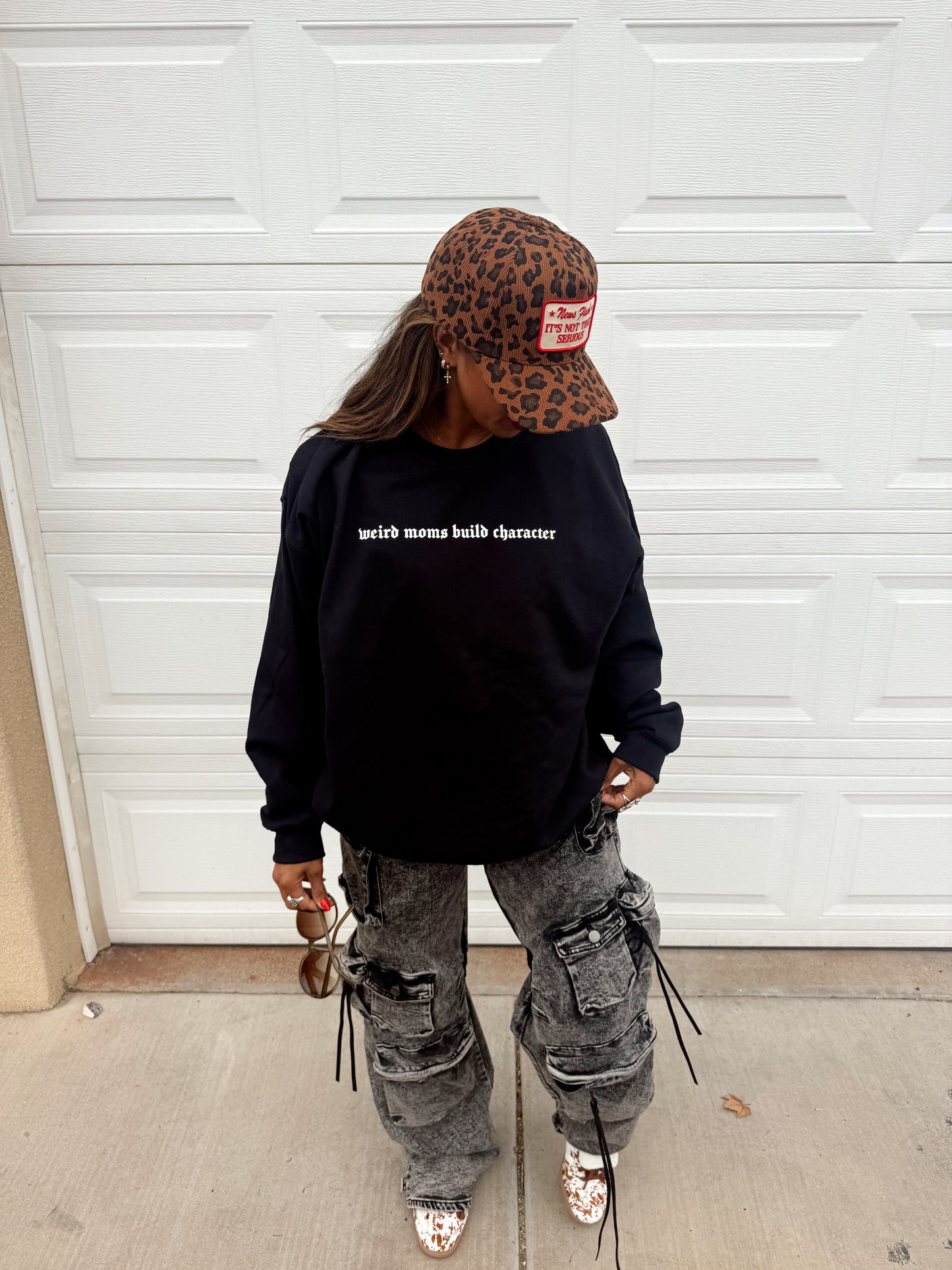 Weird Moms Crewneck Pullover