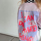 Pink "I Can Do Hard Things" Tee