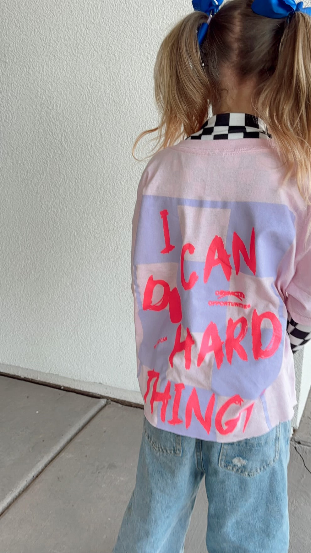 Pink "I Can Do Hard Things" Tee