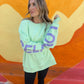 Be Yourself Love Yourself Oversized Sweatshirt • MINT