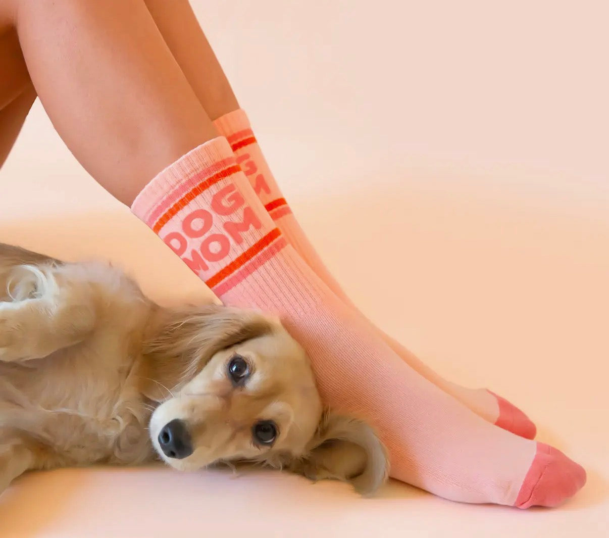Dog Mom Ribbed Socks