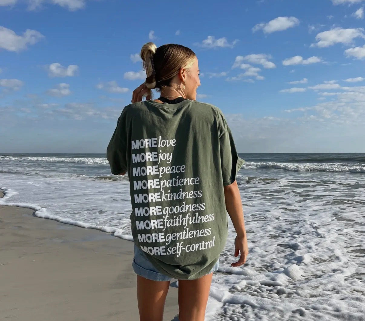 "Made For More" Premium Comfort Color Tee | Moss Green