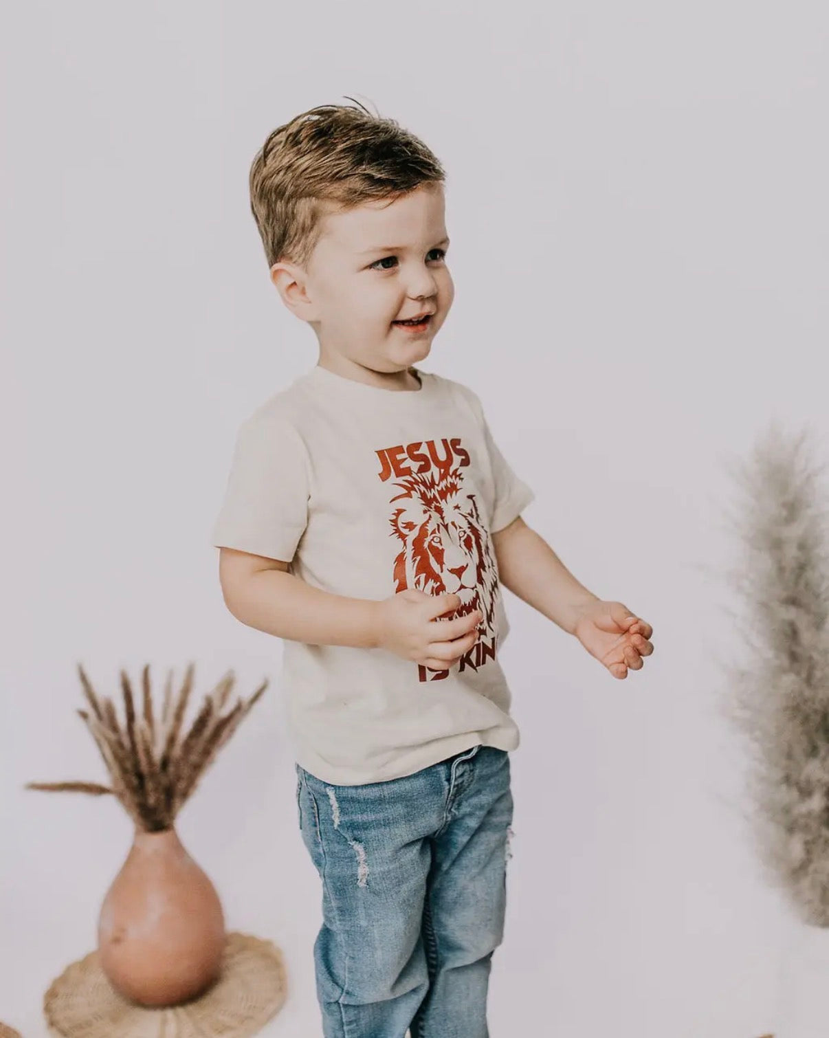 Jesus is King Kids Tee