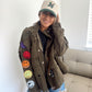 Smile Patchwork Jacket • OLIVE