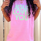 Jesus Loves You Puff Tee |  Violet
