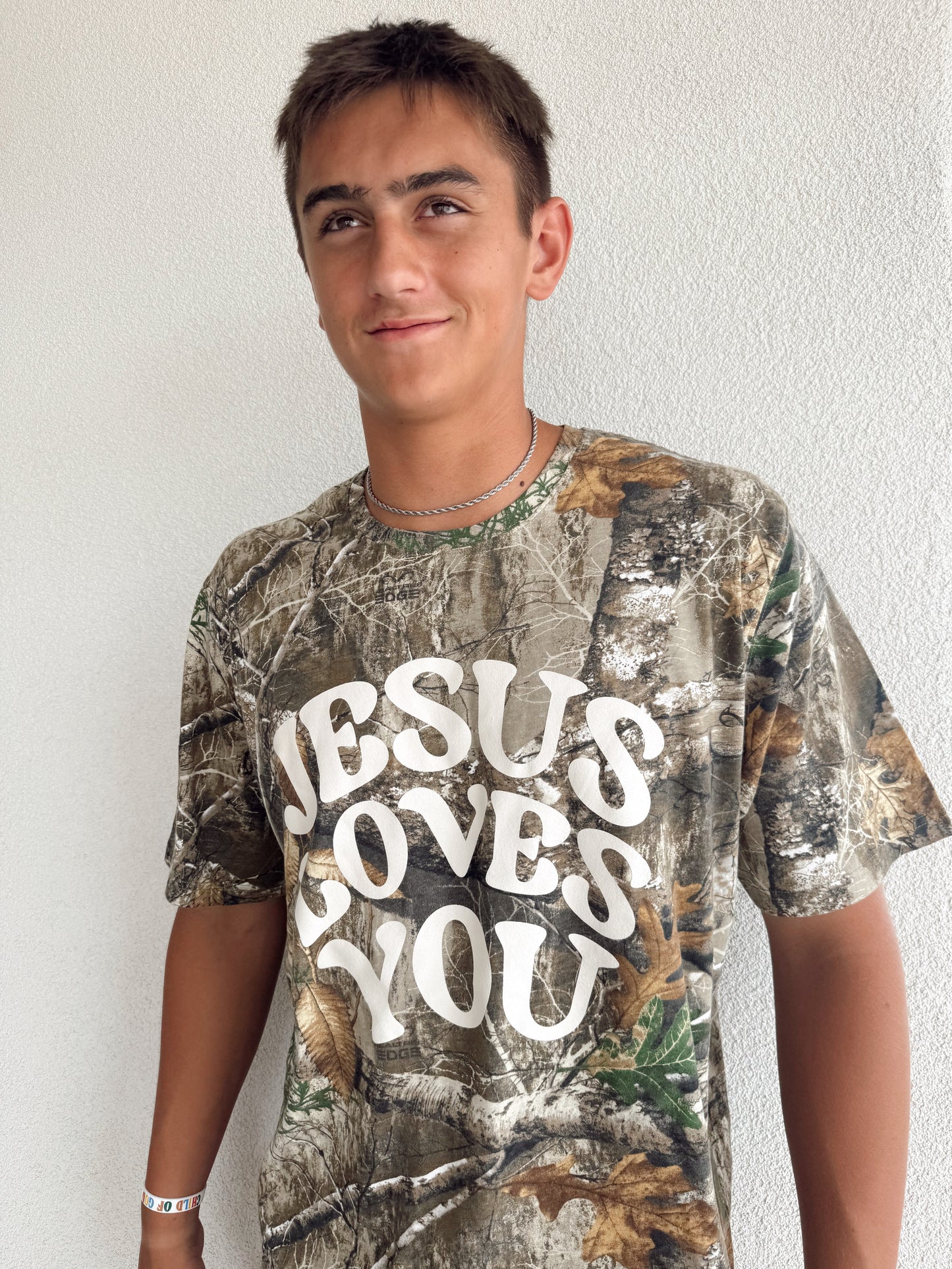 Jesus Loves You Tee | Camo