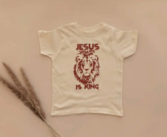 Jesus is King Kids Tee