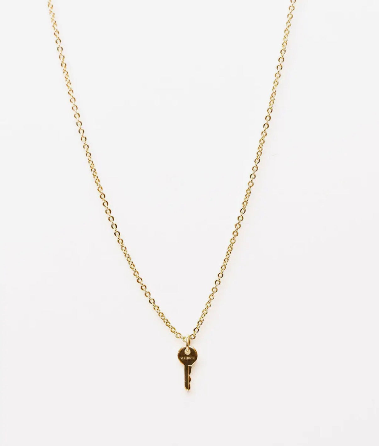 Strength Key Necklace