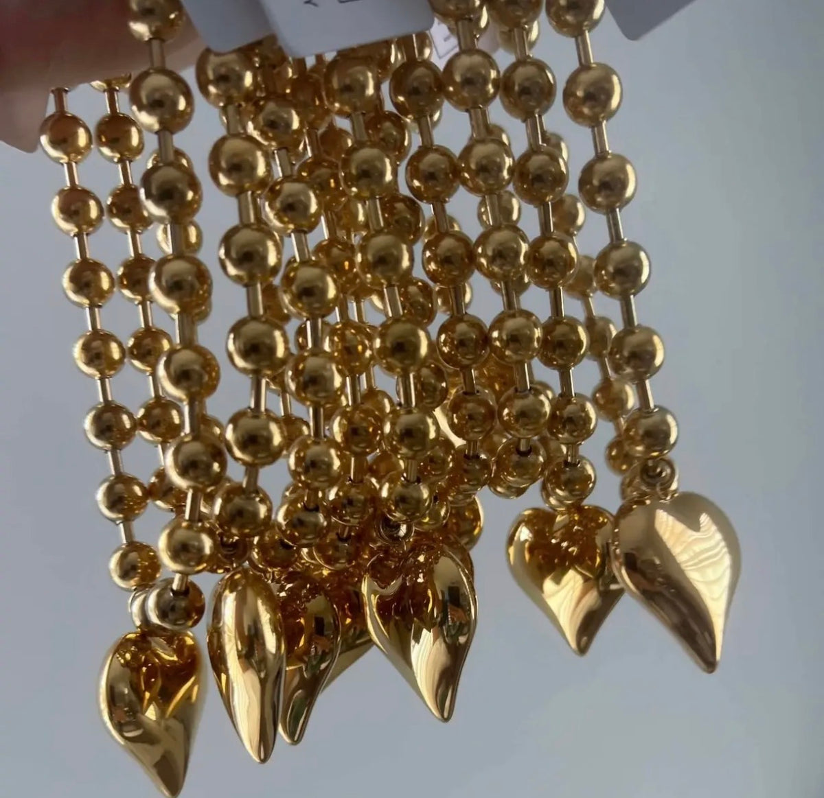 PREORDER Gold Bubble Heart Necklace