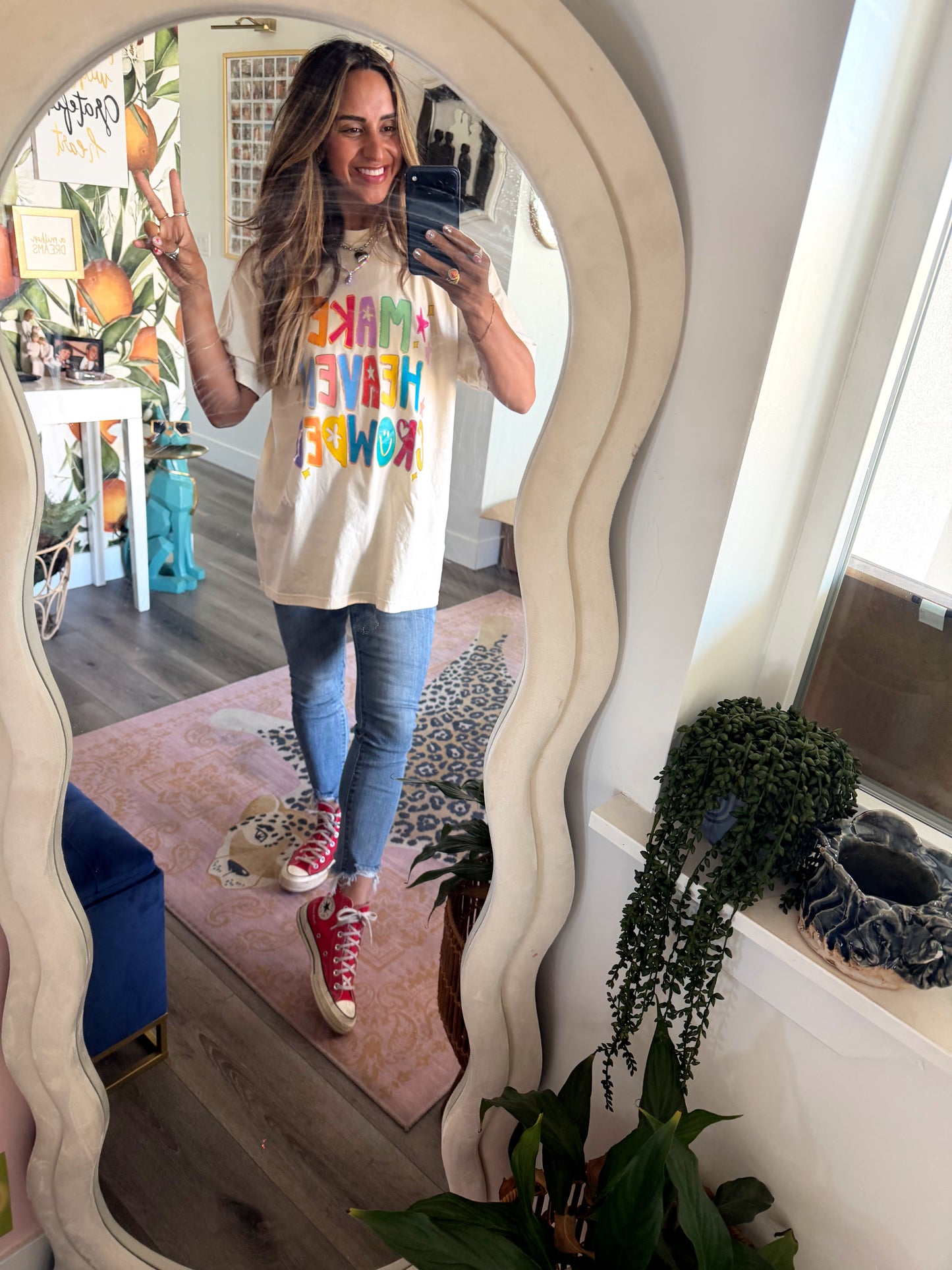 Make Heaven Crowded Comfort Colors Tee