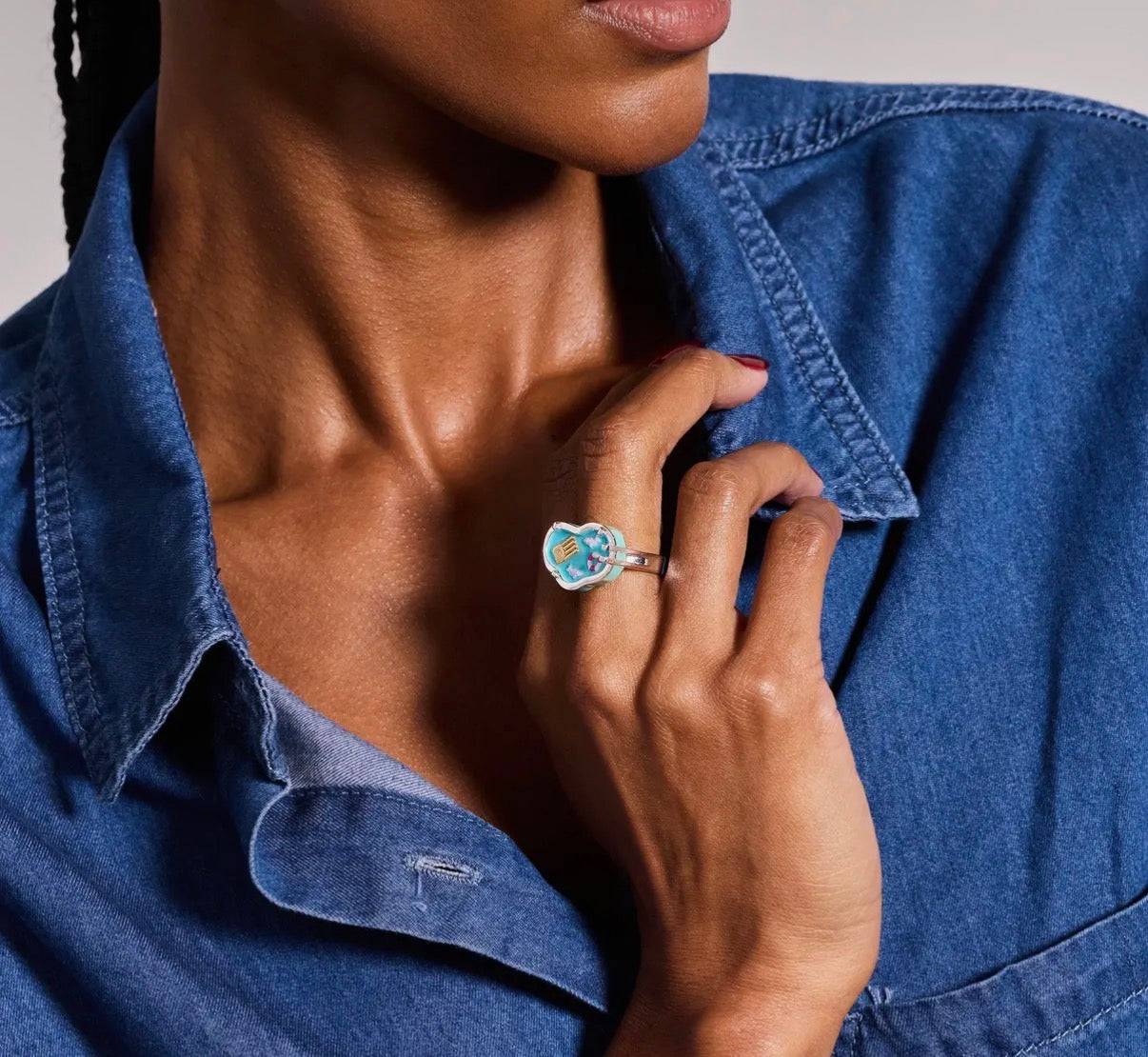 Polly Pocket Pool Party Ring Size 7