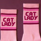 Cat Lady Ribbed Socks