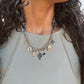 Charm Scarf Necklace- Western
